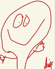 IPad Drawing of a Man