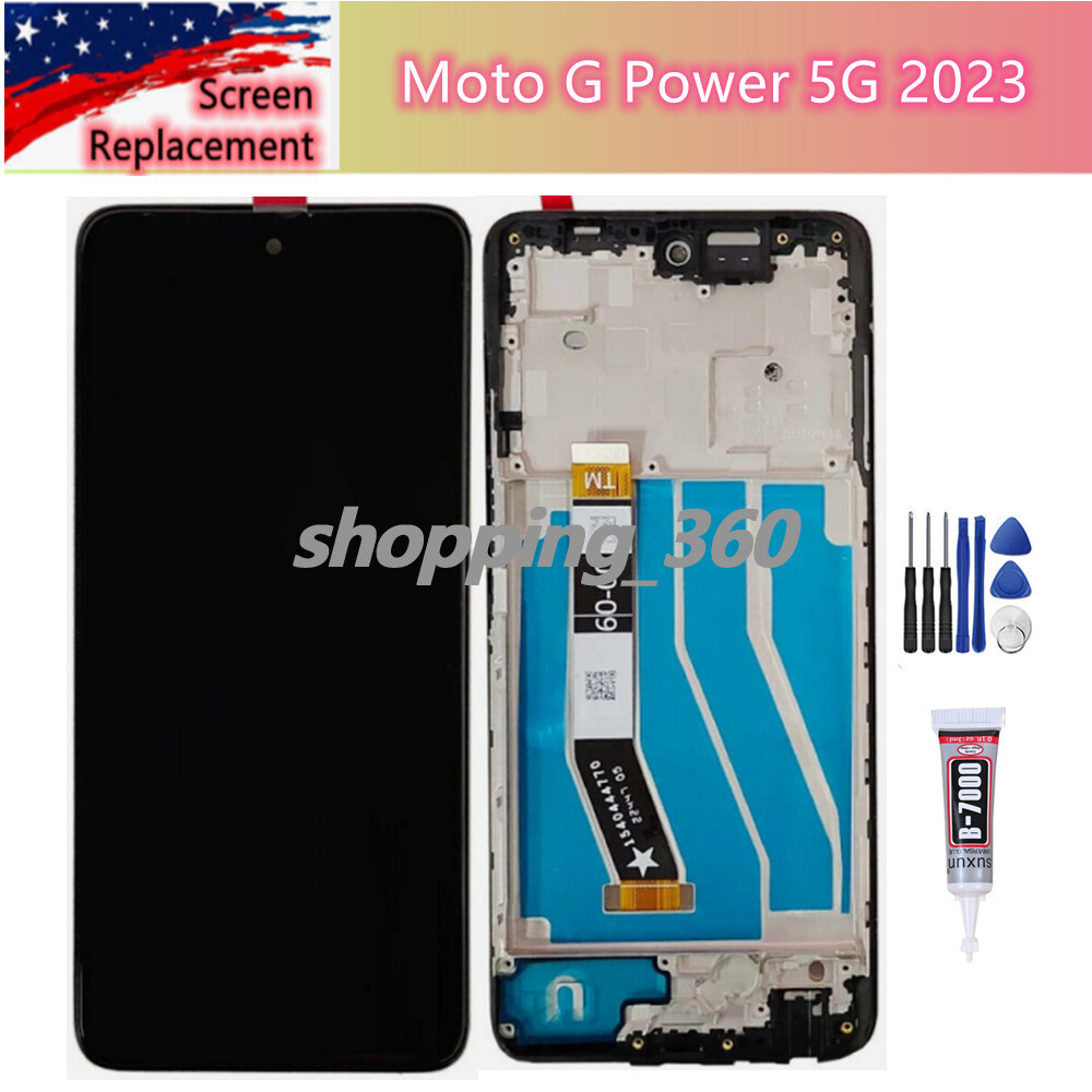 Motorola Moto G60 LCD Touch Screen Digitizer (with Frame) - G60 (XT2135
