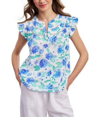 Roller Rabbit Hydrangea Emerson Top Women's