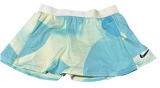 Nike Girls Youth Small Tennis Skirt Skort Green Blue NIKE COURT DRI-FITS VICTORY