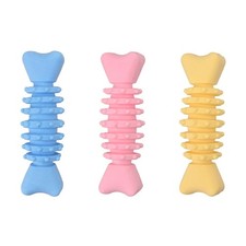 Durable Dog TPR Bone Toy Dog Chewing Toy Interactive Pet Puppy All Breeds Favor