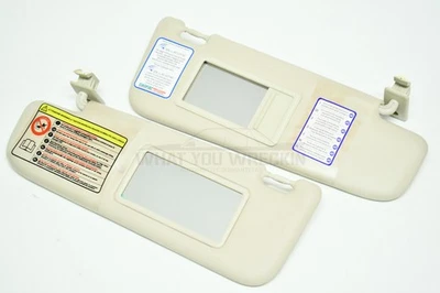VGC: GENUINE FIAT 500 / 500C SUNVISORS / SUN VISORS - PAIR - LEFT & RIGHT 08-15 - Image 1 of 4