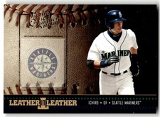 2004 Donruss Leather & Lumber Ichiro Suzuki Leather in Leather #/2499 #LEL-5