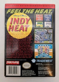 Danny Sullivan's Indy Heat NES Nintendo completo di scatola CIB testato e pulito ottime condizioni