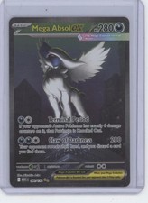 2025 Mega Evolution Mega Absol EX Etched Secret Rare SAR #180/132 on eBay