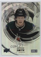 2022 Upper Deck Trilogy Rookie Premieres 142/299 Level 3 Nathan Smith #201 0u2j