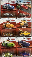 6 x Disney Pixar Cars by Mattel -Brand New on Cards - Free Postage