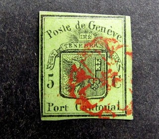 nystamps Switzerland Stamp # 2L3 Used $1750 L10y986