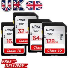 SD Card 16GB 32GB 64GB 128GB 256GB Class 10 High Speed SDHC Memory Card