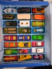 Vintage Lot Of 30 Matchbox Cars Diecast 1970’s Excellent Condition With Case.