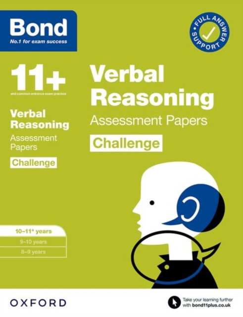 Bond 11+: Bond 11+ Verbal Reasoning Challenge Assessment Papers 10-11 years: