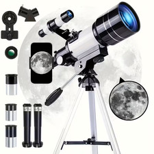 150X Telescope, F30070 High-Magnification High-Resolution Astronomical Telescope