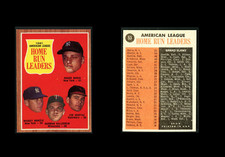 1962 Topps '61 AL Batting Leaders (Maris, Mantle, Killebrew, Gentile #52 EX-MT+
