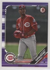 2019 Bowman Prospects Purple 27/250 Hunter Greene #BP-51 0o6v