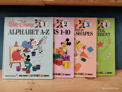Walt Disney's Bantam Book Vol 1-4 Fun to Learn Library and 1-19 Beginning Reader