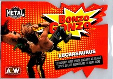 2022 Skybox AEW Metal Universe Bonzo Gonzo LUCHASAURUS