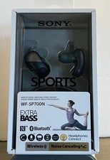 Sony Sports WF-SP700N Wireless Noise Canceling Earbud Headphones Black New NIB
