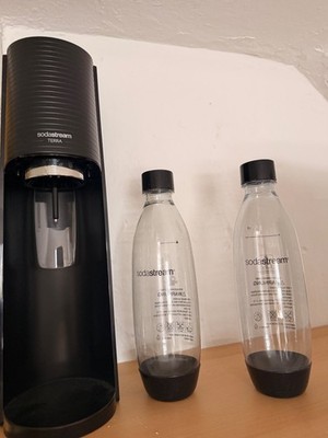 Soda Stream Terra | Gebraucht, guter Zustand | 2 Flaschen