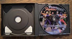 Sega Saturn Virtua Fighter Remix + CG Portrait Collection CIB Jewel Case  PAL 