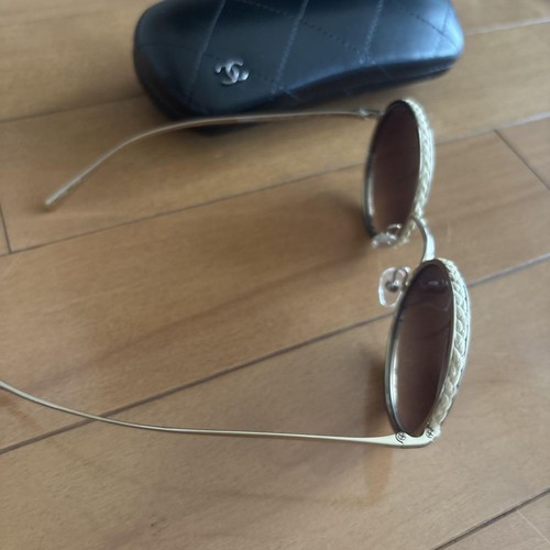 Chanel Round Sunglasses Brown Lens Case Included from JP - Picture 2 of 5