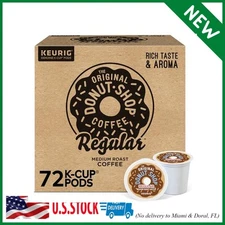 72 Count The Original Donut Shop Regular Keurig Single-Serve K-Cup Pods, Medium