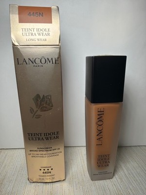 New! Lancôme Paris Teint Idole Ultra Wear Sunscreen BroadSpectrum SPF25 445N 1oz