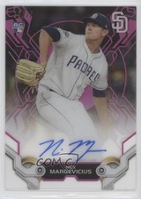 2019 Topps High Tek High Tek Auto Pink 23/75 Nick Margevicius #HTA-NM Auto 0e5c