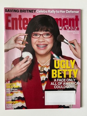 UGLY BETTY * AMERICA FERRERA #925 March 16 2007 ENTERTAINMENT WEEKLY MAGAZINE