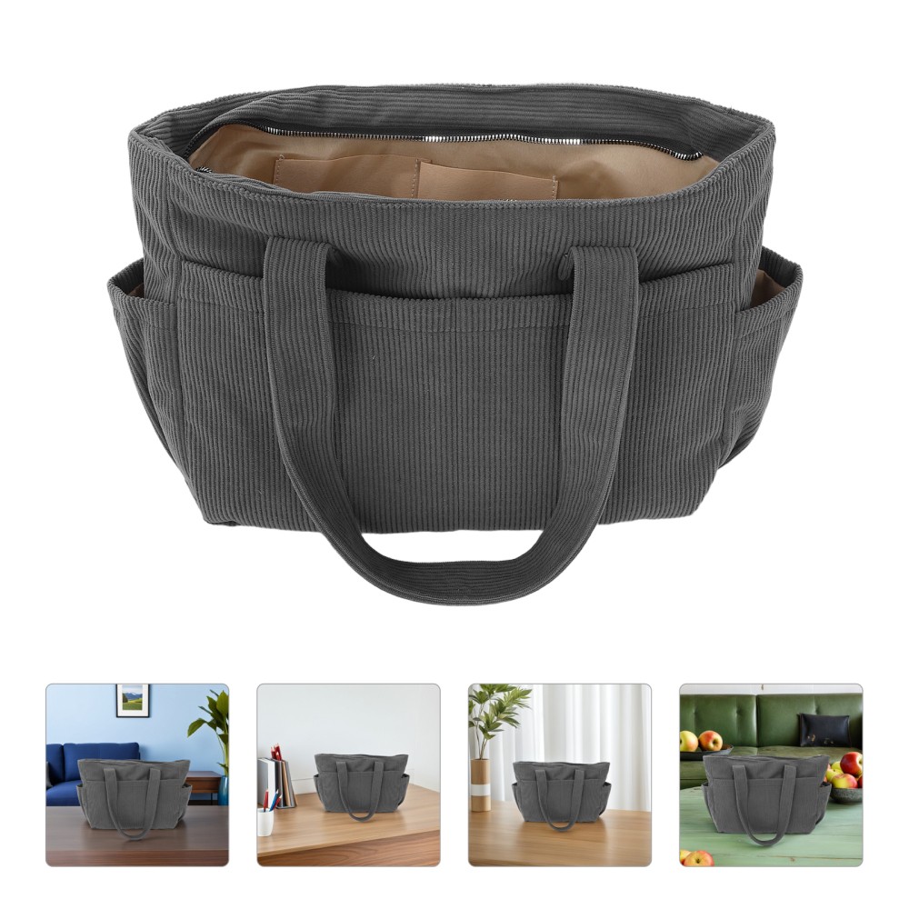 Women's Large Capacity Canvas Tote Crossbody Bag Cloth Handbag