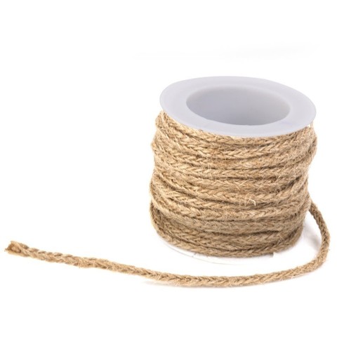 32.8 Feet Burlap Leaf Ribbon, Wall Hanging Jute Vine Twine With