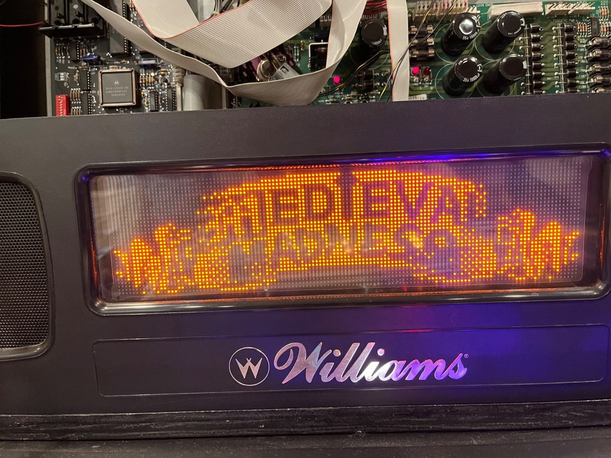 Bally Williams Stern Pinball Plasma Orange DMD Dot Matrix Display
