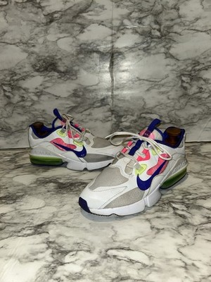 Nike Air Max Infinity 2 Shoes Womens Size 9 White Pink Neon Yellow CZ0436-100