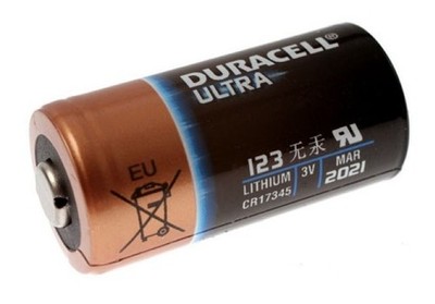 Duracell - CR123A  CR123A DL123 / CR17345 873992 - 3 Volt 1550mAh Lithium lose