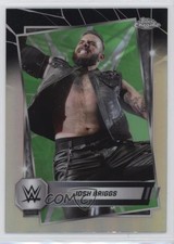 2025 Topps Chrome WWE Neon Green & Black Refractor Josh Briggs #96 0nr3