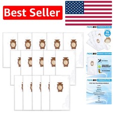 Efficient 15-Pack HEPA Vacuum Cleaner Bags for Kirby Sentria, Avalir  More