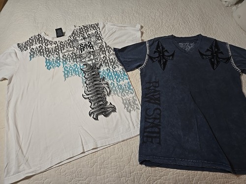 Paquete de camisas vintage Y2K SouthPole Raw State Phat Farm Meca Ak:cess Rocawear - Imagen 9 de 24