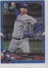 2018 Bowman Chrome Prospects Blue Shimmer Refractor 45/150 TJ Zeuch #BCP56 2f4