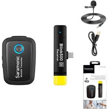 Saramonic Blink 500 B3 TX RXDi 2.4GHz Micro-Wireless Lavalier System w/Apple