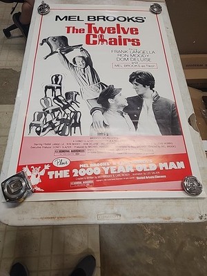 THE TWELVE CHAIRS ROLLED  ONE SHEET MOVIE POSTER MEL BROOKS 27x40 Rolled 