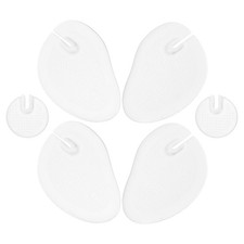 3 Pair of Forefoot Half Insoles Transparent Flip-flops Cushions Self-adhesion