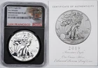 2019-S American Silver Eagle Enhanced Reverse NGC PF69 SAN FRANCISCO MINT + COA