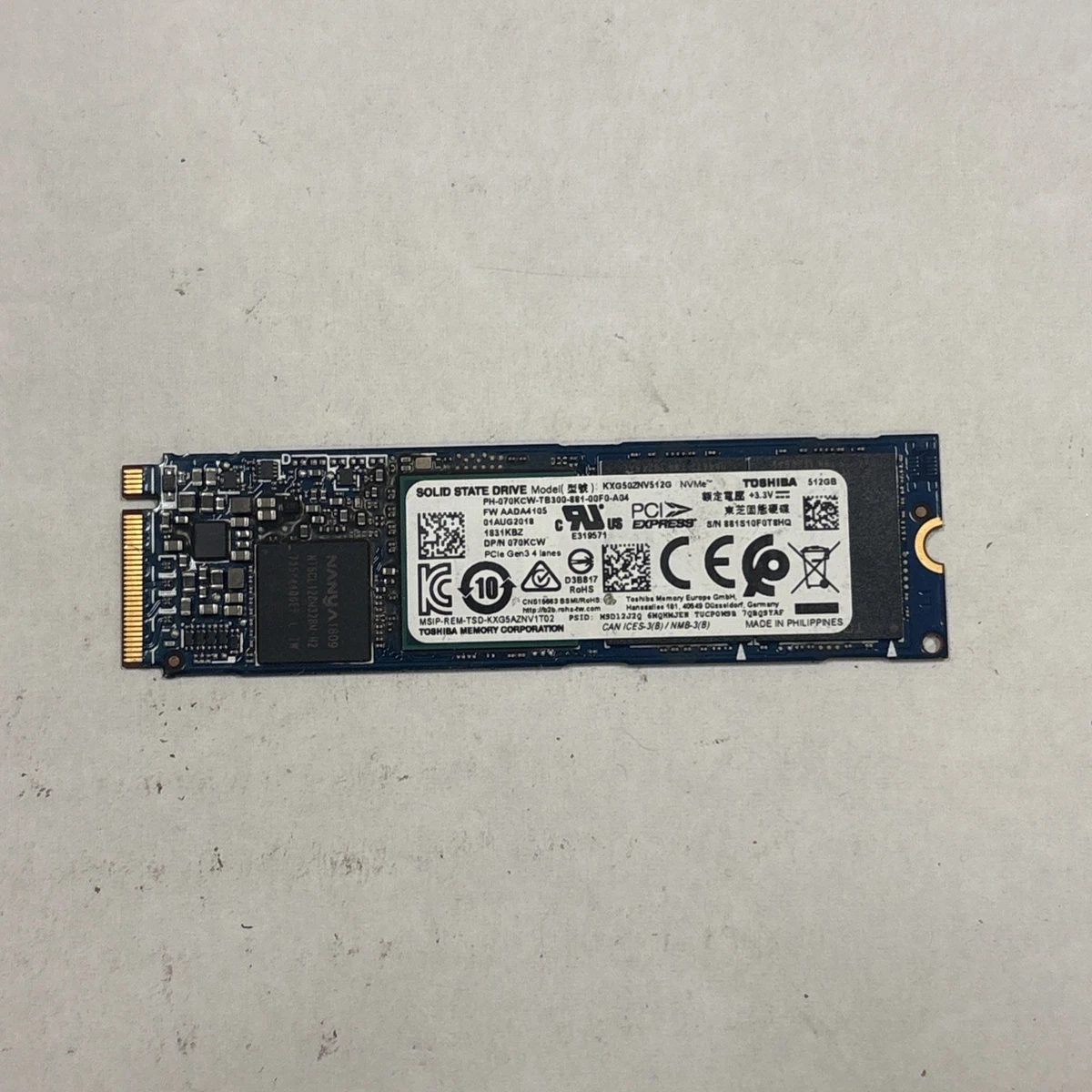 Toshiba M.2 Interface 512 GB Solid State Drives for sale | eBay