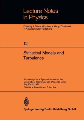 Statistical Models and Turbulence M. Rosenblatt