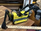 Vintage 1970s Metal Tonka T-6 Track Front End Loader / Backhoe Bulldozer USA