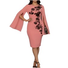 LONG SLEEVE SHEATH DRESS