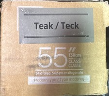 Samsung 55 inch The Frame Customizable Bezel In Modern Teak OPEN BOX