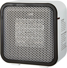 Portable Mini Ceramic Space Heater, for Office Desk and Indoor Use, 500 W, with