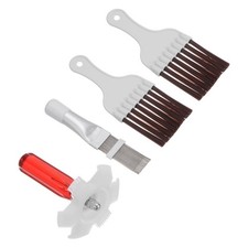 4 Pieces Air Conditioner Fin Comb Cleaner Brushes Straightener Coil Cleaner