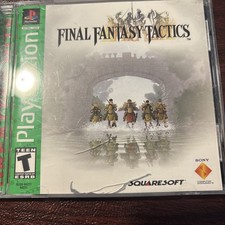 Final Fantasy Tactics - Sony PlayStation PS1 Complete CIB Black Label Tested