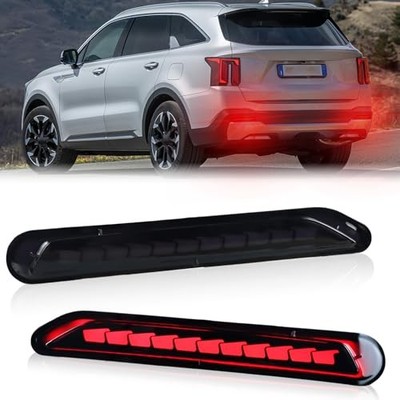LED Rear Bumper Reflector Lights Kit for Kia Sorento 2024 2025 2026 Smoked